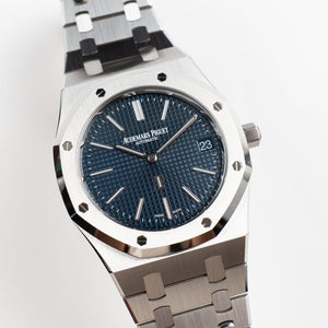 Audemars Piguet Royal Oak 16202ST.OO.1240ST.02 'Jumbo' Extra-Thin Stainless Steel Blue Dial (2025) — foto 5