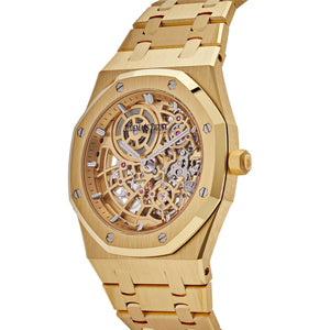Audemars Piguet Royal Oak 16204BA.OO.1240BA.01 Jumbo Extra-Thin Yellow Gold Openworked (2025) — foto 3