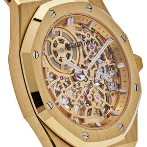 Audemars Piguet Royal Oak 16204BA.OO.1240BA.01 Jumbo Extra-Thin Yellow Gold Openworked (2025) — foto 4