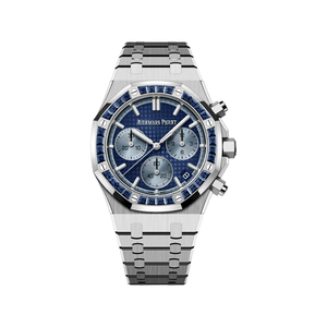 Audemars Piguet Royal Oak Chronograph 26240BC.SS.1320BC.01 White Gold Sapphire Bezel Blue Dial Japan Limited Edition — foto 1