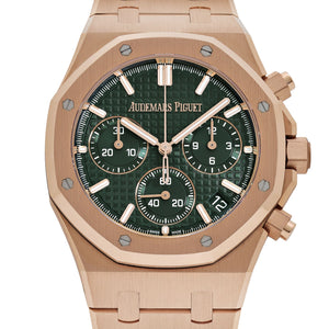 Audemars Piguet Royal Oak 26240OR.OO.1320OR.08 Chronograph Rose Gold Khaki Green Dial — foto 4