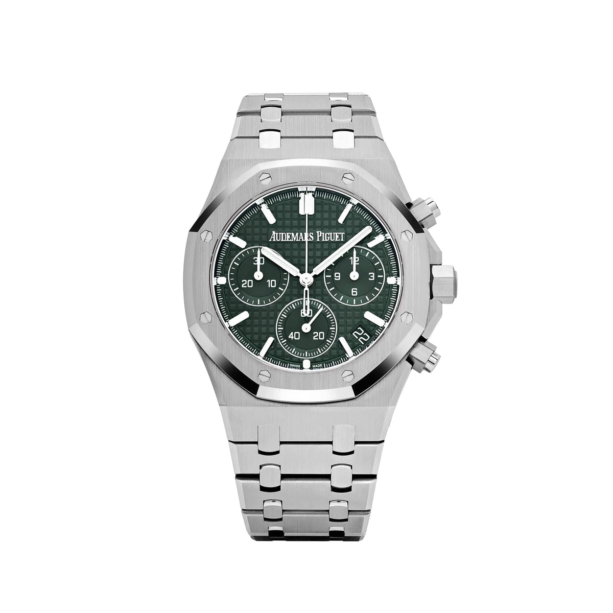 Audemars Piguet Royal Oak 26240ST.OO.1320ST.04 Selfwinding Chronograph '50th Anniversary' Stainless Steel Khaki Green Dial (2022)