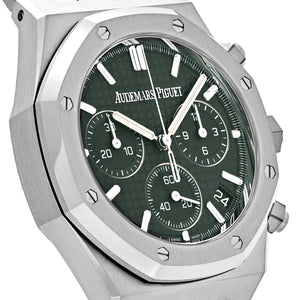 Audemars Piguet Royal Oak 26240ST.OO.1320ST.04 Selfwinding Chronograph '50th Anniversary' Stainless Steel Khaki Green Dial (2022) — foto 4
