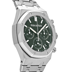 Audemars Piguet Royal Oak 26240ST.OO.1320ST.04 Selfwinding Chronograph '50th Anniversary' Stainless Steel Khaki Green Dial (2022) — foto 5