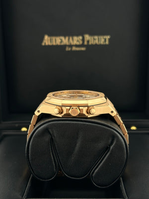 Audemars Piguet Royal Oak 26315OR.OO.1256OR.01 Chronograph Rose Gold Silver Dial — foto 3