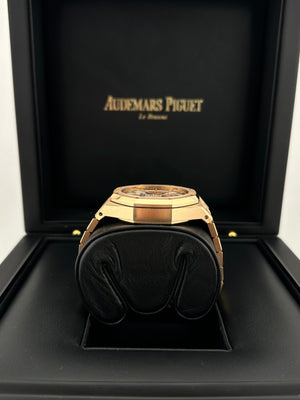 Audemars Piguet Royal Oak 26315OR.OO.1256OR.01 Chronograph Rose Gold Silver Dial — foto 4