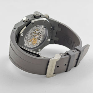 Audemars Piguet Royal Oak 26347TI.GG.D004CA.01 Tourbillon Chronograph Titanium Openworked Dial Boutique Only Edition — foto 10