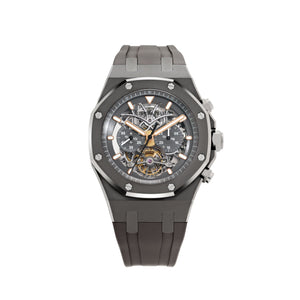 Audemars Piguet Royal Oak 26347TI.GG.D004CA.01 Tourbillon Chronograph Titanium Openworked Dial Boutique Only Edition — foto 1