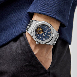 Audemars Piguet Royal Oak 26510ST.OO.1220ST.01 Tourbillon Extra-Thin Steel Blue Dial — foto 2