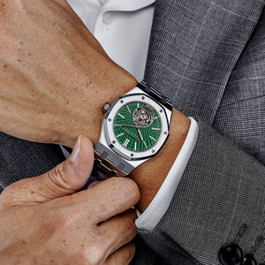 Audemars Piguet Royal Oak 26534TI.OO.1220TI.01 Flying Tourbillon Titanium Green Dial Limited Edition of 50 (2021) — foto 3