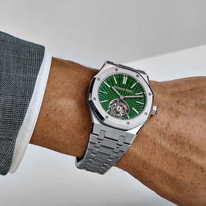 Audemars Piguet Royal Oak 26534TI.OO.1220TI.01 Flying Tourbillon Titanium Green Dial Limited Edition of 50 (2021) — foto 2