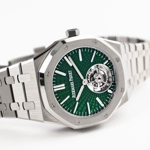 Audemars Piguet Royal Oak 26534TI.OO.1220TI.01 Flying Tourbillon Titanium Green Dial Limited Edition of 50 (2021) — foto 11