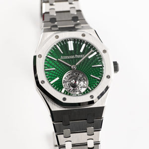 Audemars Piguet Royal Oak 26534TI.OO.1220TI.01 Flying Tourbillon Titanium Green Dial Limited Edition of 50 (2021) — foto 5