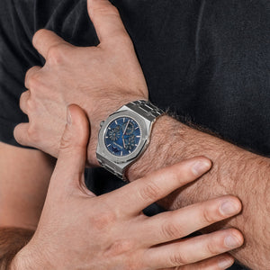 Audemars Piguet Royal Oak 26586IP.OO.1240IP.01 Perpetual Calendar RD2 Ultra-Thin Platinum Titanium Blue Dial (2022) — foto 2