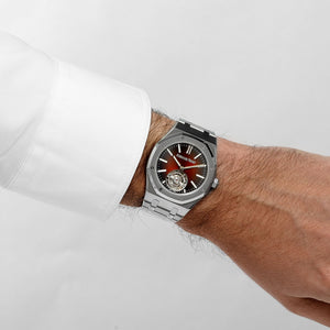 Audemars Piguet Royal Oak 26730ST.OO.1320ST.05 Selfwinding Flying Tourbillon Red Burgundy Stainless Steel — foto 2