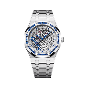 Audemars Piguet Royal Oak Double Balance Wheel 15412BC.SS.1220BC.02 Openworked White Gold Sapphire Bezel Japan Edition — foto 1