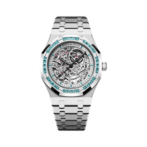 Audemars Piguet Royal Oak Double Balance Wheel 15412BC.TO.1220BC.01 Openworked White Gold Swiss Topaz Bezel — foto 1
