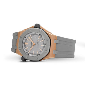 Audemars Piguet Royal Oak Offshore 15711OI.OO.A006CA.01 Diver Rose Gold Grey Dial 'Japan' Limited Edition of 500 (2019) — foto 3