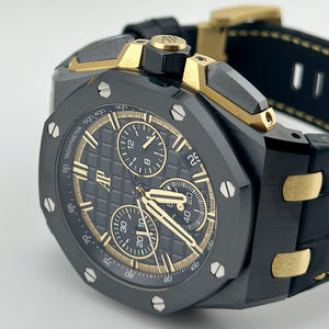 Audemars Piguet Royal Oak Offshore 26420CE.OO.A127CR.01 Chronograph Black Ceramic Yellow Gold Black Dial (2024) — foto 6