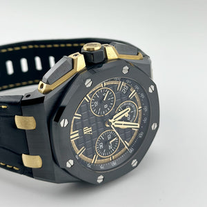 Audemars Piguet Royal Oak Offshore 26420CE.OO.A127CR.01 Chronograph Black Ceramic Yellow Gold Black Dial (2024) — foto 7