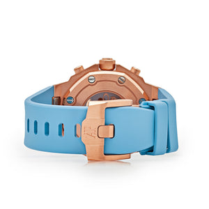 Audemars Piguet Royal Oak Offshore 26231OR.ZZ.A085CA.01 Chronograph Rose Gold Blue Dial Diamond Bezel (2023) — foto 6