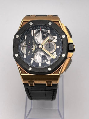 Audemars Piguet Royal Oak Offshore 26288OF.OO.D002CR.01 Chronograph 'Tourbillon' Rose Gold Black Dial — foto 2