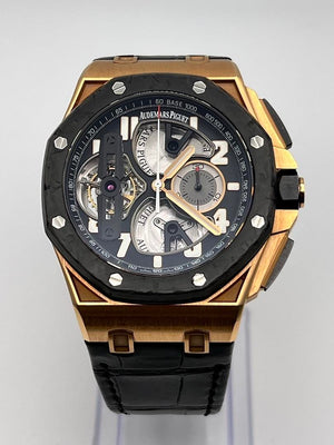 Audemars Piguet Royal Oak Offshore 26288OF.OO.D002CR.01 Chronograph 'Tourbillon' Rose Gold Black Dial — foto 3