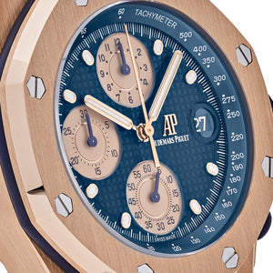 Audemars Piguet Royal Oak Offshore 26238OR.OO.2000OR.01 Chronograph 'Brick' Rose Gold Blue Dial (2024) — foto 6