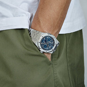 Audemars Piguet Royal Oak 26574ST.OO.1220ST.02 Perpetual Calendar Stainless Steel Dark Blue Dial — foto 2