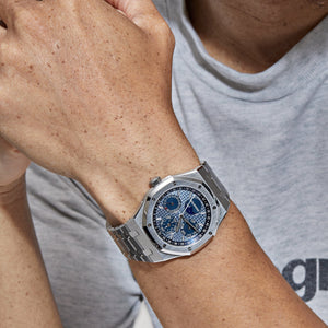 Audemars Piguet Royal Oak Perpetual Calendar 26574ST.OO.1220ST.03 Stainless Steel Ice Blue Dial — foto 2