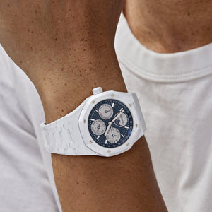 Audemars Piguet Royal Oak Perpetual Calendar 26579CB.OO.1225CB.01 White Ceramic Blue Dial (2019) — foto 2