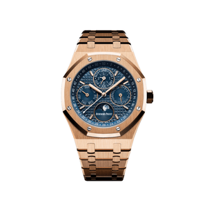 Audemars Piguet Royal Oak Perpetual Calendar 26574OR.OO.1220OR.02 Rose Gold Blue Dial — foto 2