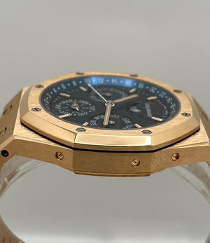 Audemars Piguet Royal Oak Perpetual Calendar 26574OR.OO.1220OR.02 Rose Gold Blue Dial — foto 4