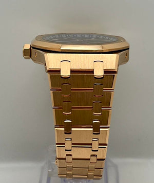 Audemars Piguet Royal Oak Perpetual Calendar 26574OR.OO.1220OR.02 Rose Gold Blue Dial — foto 8
