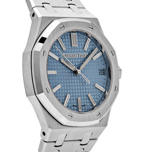 Audemars Piguet Royal Oak 15510BC.OO.1320BC.01 White Gold Blue Baguette Dial Limited Edition of 100 — foto 4