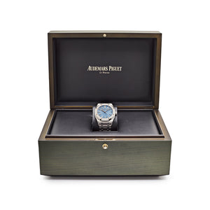 Audemars Piguet Royal Oak 15510BC.OO.1320BC.01 White Gold Blue Baguette Dial Limited Edition of 100 — foto 6