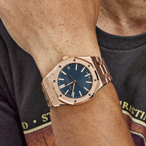 Audemars Piguet Royal Oak 15510OR.OO.1320OR.03 Rose Gold Blue Dial (2025) — foto 2