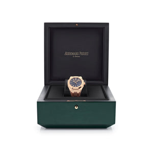 Audemars Piguet Royal Oak 15510OR.OO.1320OR.03 Rose Gold Blue Dial (2025) — foto 6