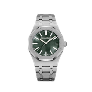 Audemars Piguet Royal Oak 15510ST.OO.1320ST.09 Stainless Steel Green Dial (2025) — foto 1