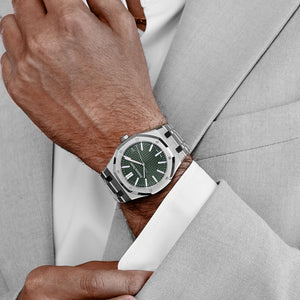 Audemars Piguet Royal Oak 15510ST.OO.1320ST.09 Stainless Steel Green Dial (2024) — foto 3