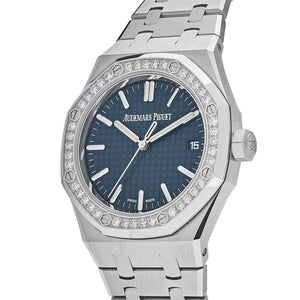 Audemars Piguet Royal Oak Selfwinding 15551ST.ZZ.1356ST.05  Blue Dial Diamond Bezel — foto 2