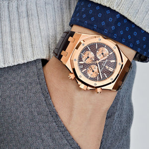 Audemars Piguet Royal Oak Selfwinding Chronograph Rose Gold Brown Dial 26239OR.OO.D821CR.01 — foto 2