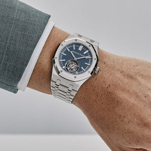 Audemars Piguet Royal Oak Flying Tourbillon 26730TI.OO.1320TI.02 Titanium Blue Dial (2023) — foto 2