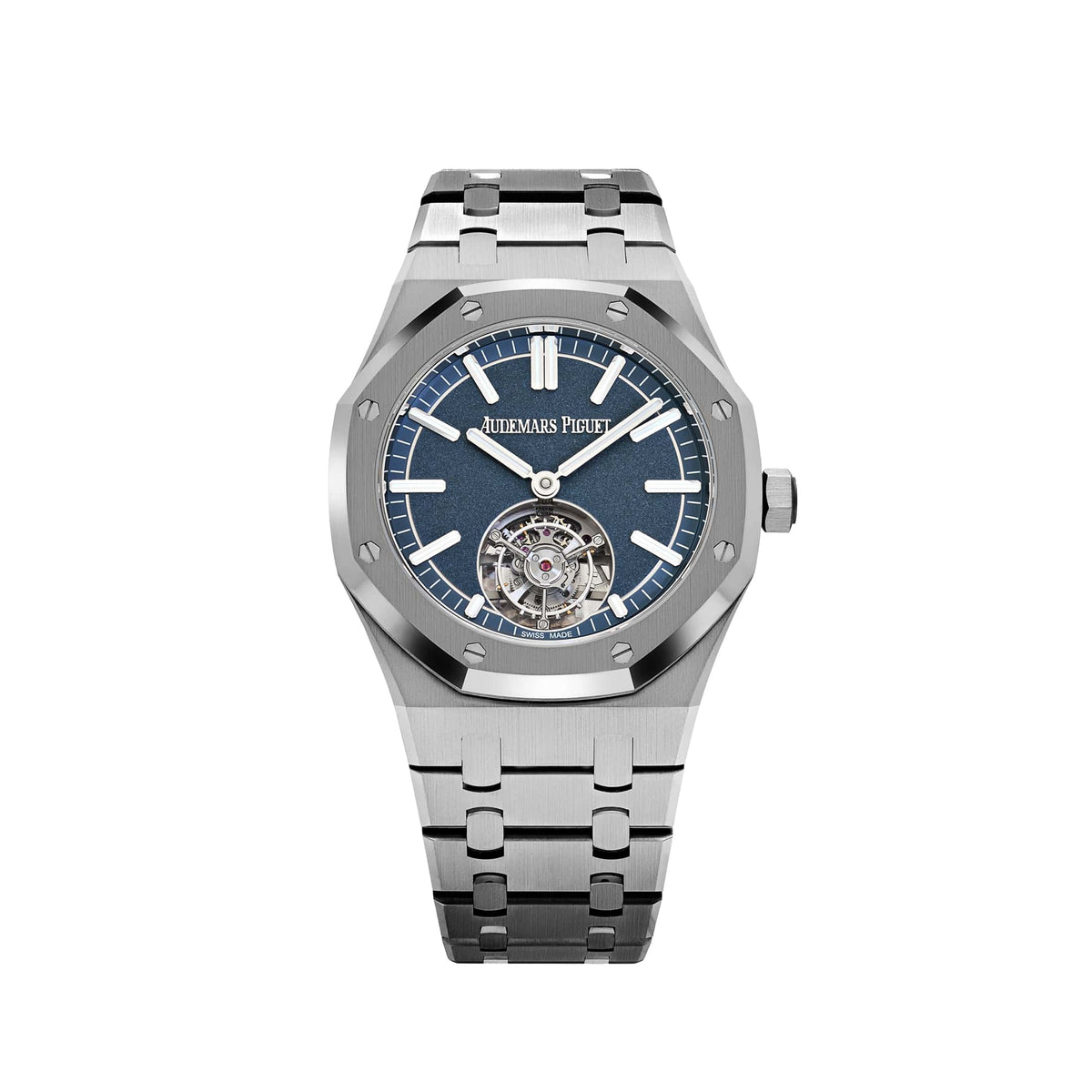 Audemars Piguet Royal Oak Flying Tourbillon 26730TI.OO.1320TI.02 Titanium Blue Dial (2023)