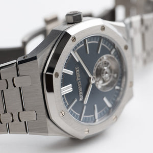 Audemars Piguet Royal Oak Flying Tourbillon 26730TI.OO.1320TI.02 Titanium Blue Dial (2023) — foto 9