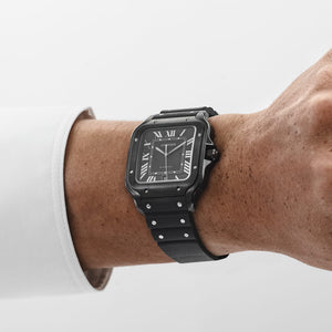 Cartier Santos Large WSSA0039 Stainless Steel Black Dial (2022) — foto 2