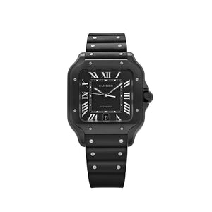 Cartier Santos Large WSSA0039 Stainless Steel Black Dial (2022) — foto 1