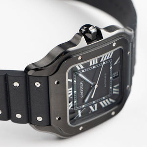 Cartier Santos Large WSSA0039 Stainless Steel Black Dial (2022) — foto 7