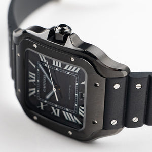 Cartier Santos Large WSSA0039 Stainless Steel Black Dial (2022) — foto 6