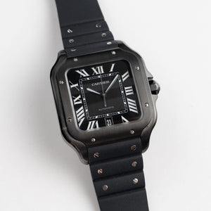 Cartier Santos Large WSSA0039 Stainless Steel Black Dial (2022) — foto 5